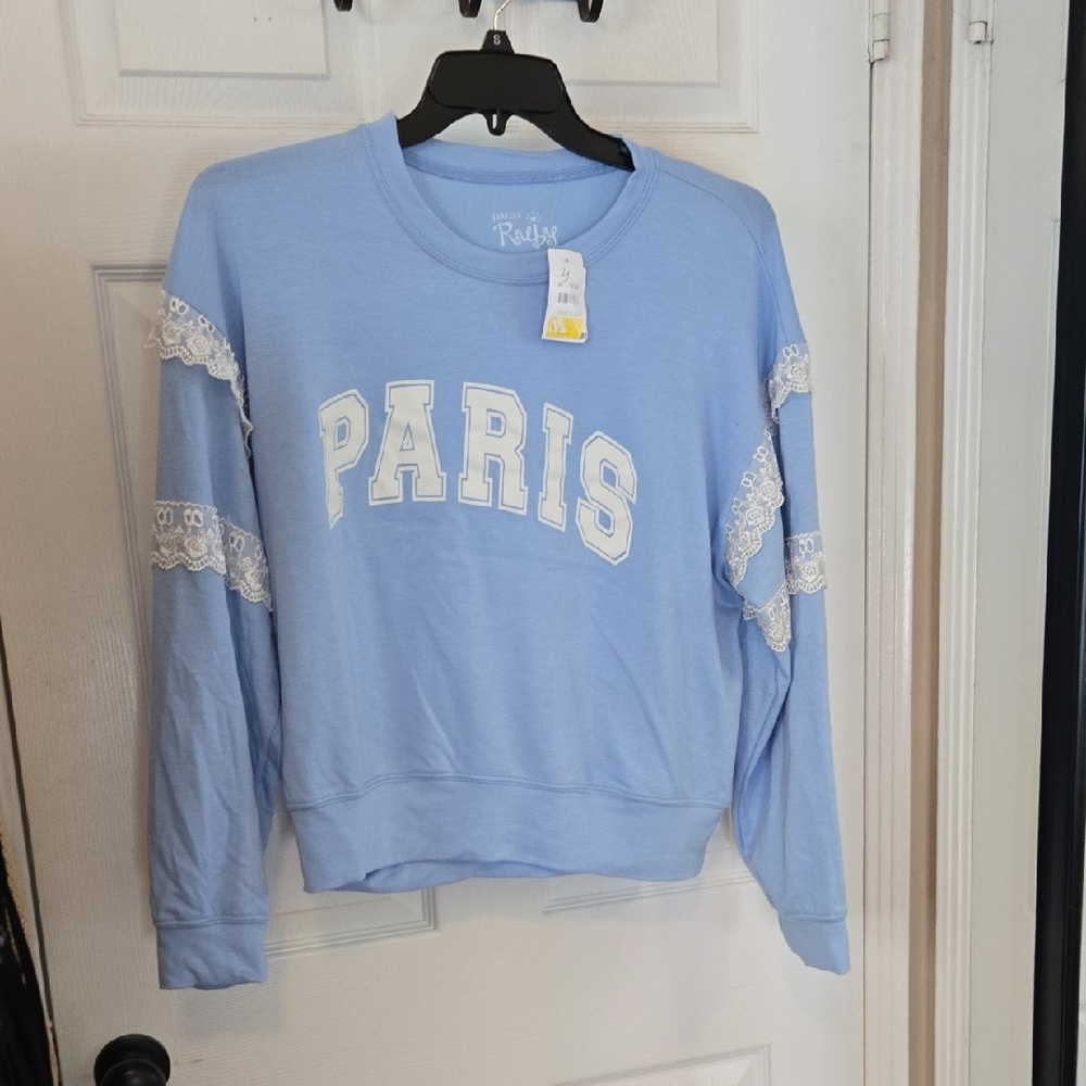 Jantzen Light Blue Paris Sweatshirt